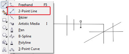 ابزار Point Line