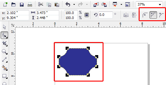 آیکون Scalloped Corner